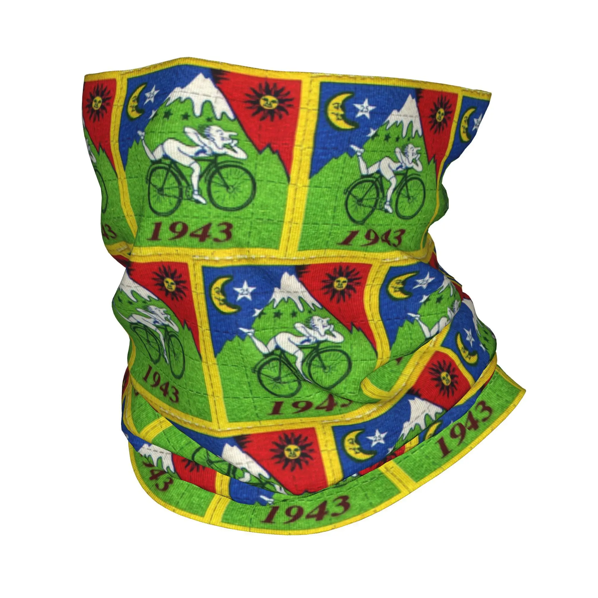 يوم الدراجة Lsd نشاف الفن تبويب باندانا غطاء الرقبة قناع مطبوع وشاح متعدد الوظائف أغطية الرأس الرياضة في الهواء الطلق