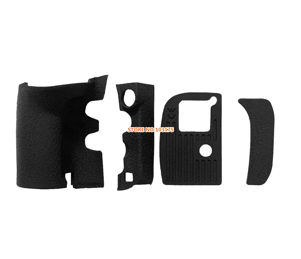 NEW A Set of 4PCS For Nikon D800 D800E Camera Grip Body Bottom Rubber Cover Unit Hand Part +Tape