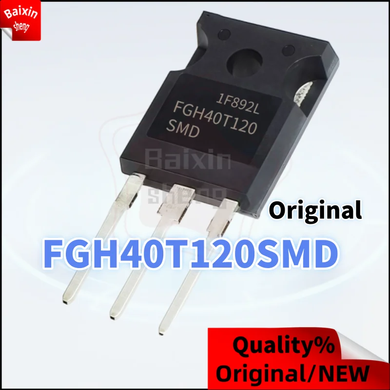 

5/10PCS Original high quality FGH40T120SMD TO-247 40A 1200V 40T120SMD FGH40T120 40T120 SMD IGBT high-power transistor