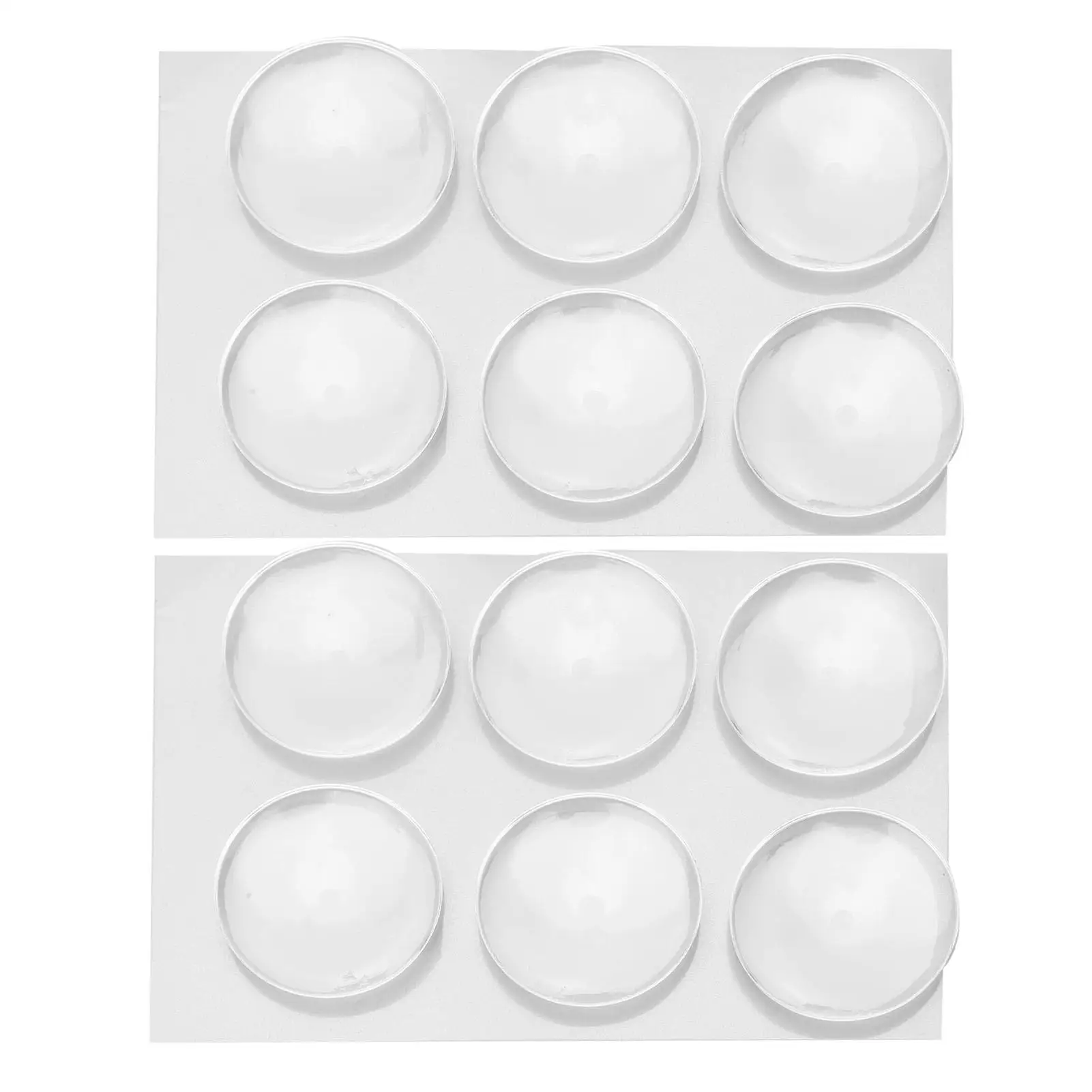 

Clear Self-Adhesive Cabinet Door Bumpers NonSlip Waterproof Furniture Protectors Durable Door Stoppers Set 12Pcs 40Pcs 64Pcs