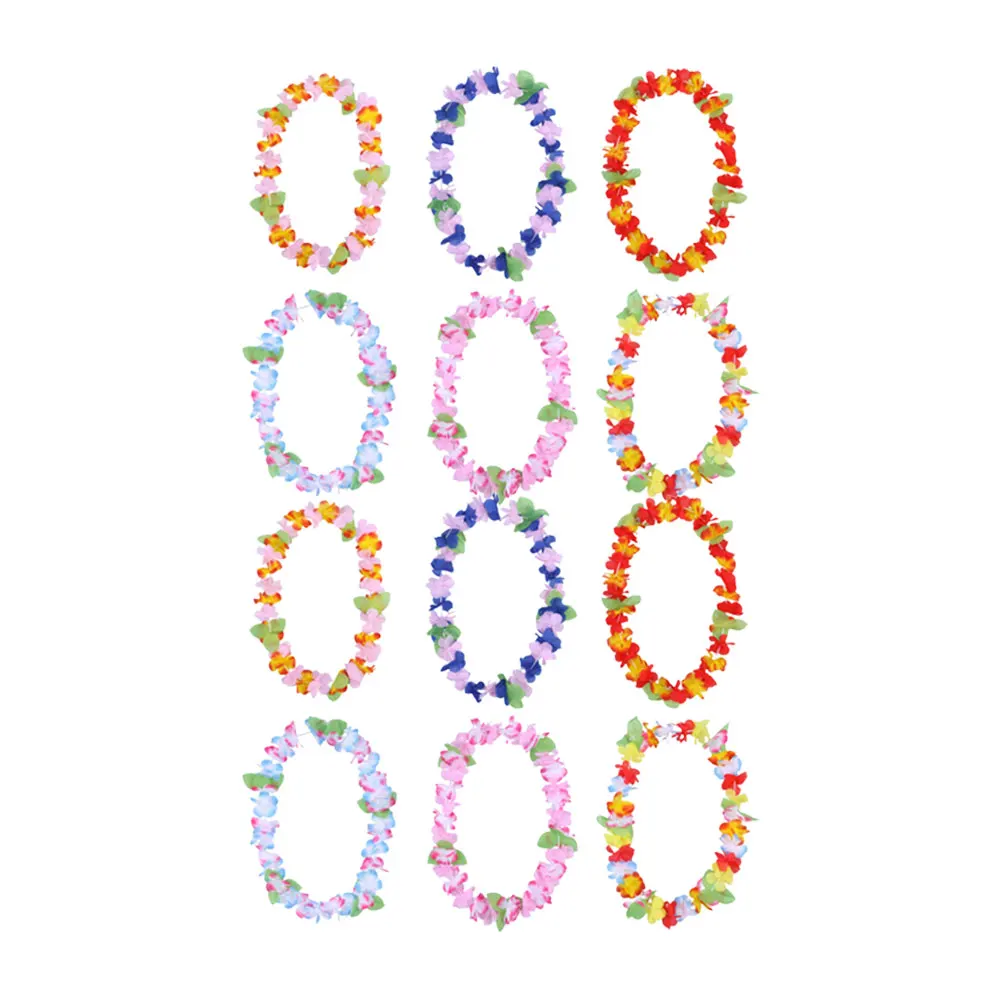 

12 Pcs Shirt Garland Ornament Set Child Luau Party Decorations for Flower Necklace