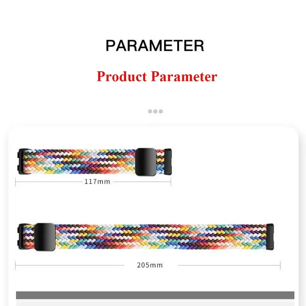 Offizielles geflochtenes Nylon-Schlaufenarmband für Huawei Band 11/11 Pro, Armband mit magnetischer Schnalle für Huawei Band 8/9/10/11/11 Pro – Detail 2