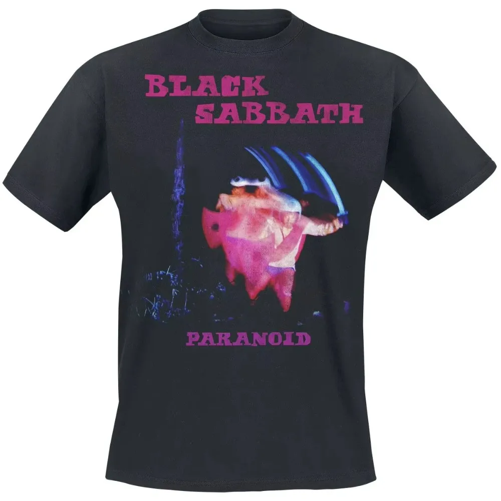 Maître de la réalité Tracklist Black Sabbath T-Shirts imprimés hommes femmes groupe de musique qualité graphique unisexe impression classique nouveauté