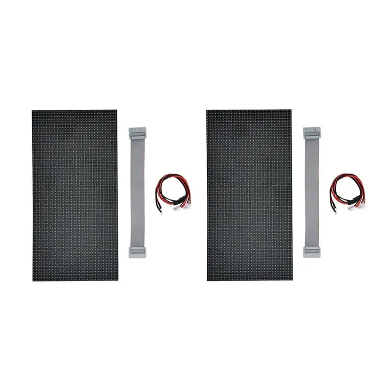 Panel de pantalla LED para interiores P5, 64x32 píxeles, módulo de pantalla LED, 16 escaneos, 320x160mm, Panel de pantalla LED a todo color, A31R, 2 uds.