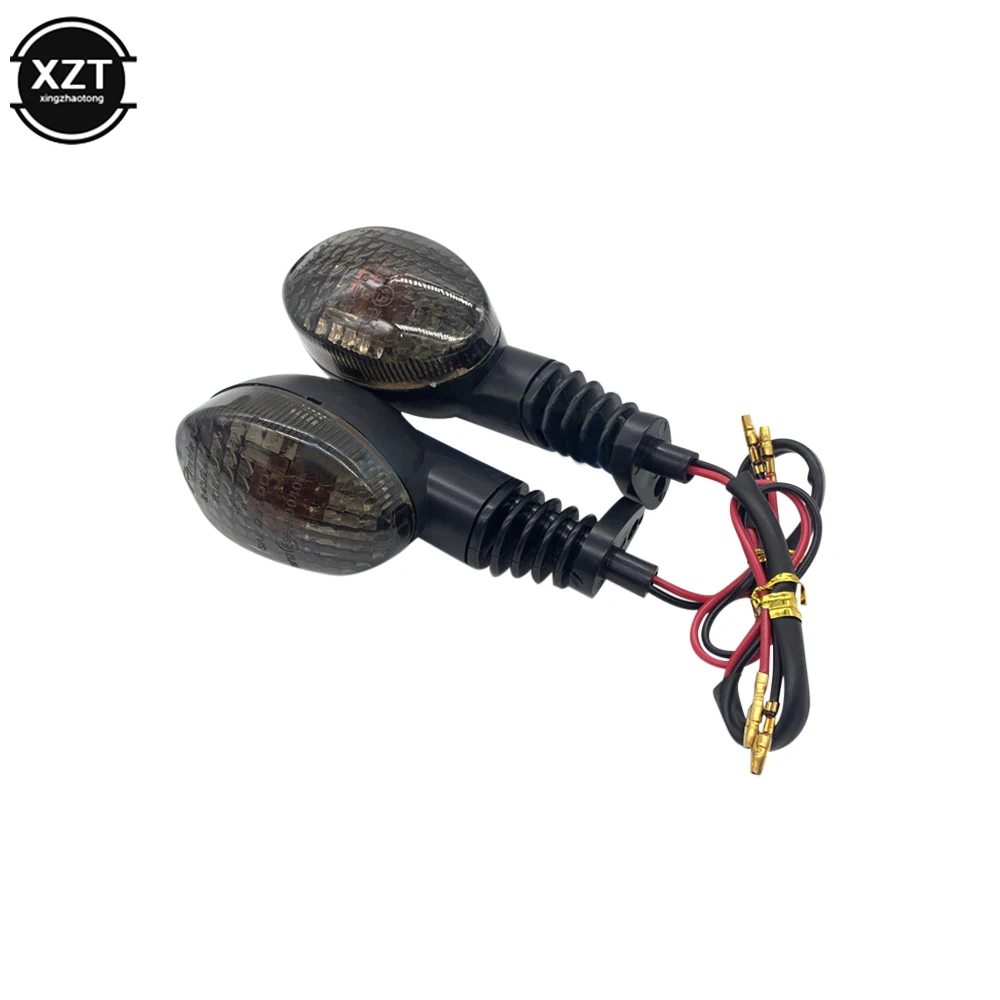 2 Pcs Motorcycle Turn Signal Signal Light Warning Light for Kawasaki EX250 Ninja 250R KLX250S F VN650