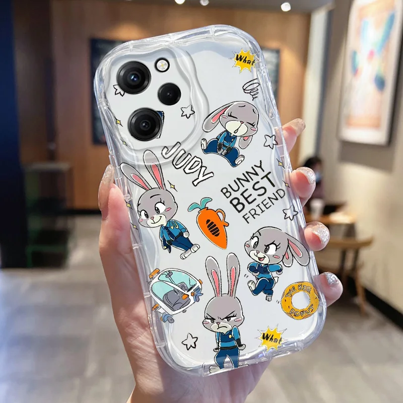 Disney Zootopia Cream Phone Case For OPPO Find X3 Reno 11 8 7 6 5 4 Pro Lite F Z T A5 9 15S 2018 2020 silicone Funda Shell Cover