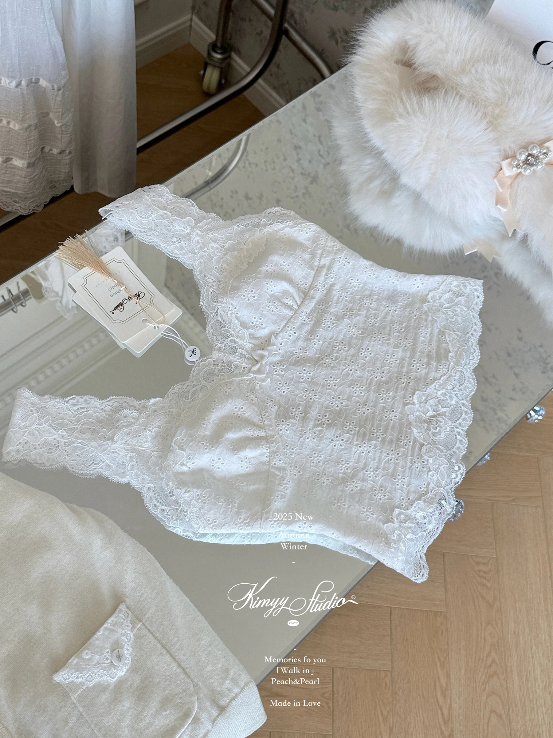 

Кружевной утягивающий топ Pure Desire с бретелями Kimyy Spicy Girl: модная нижняя одежда стандартной длины из смеси лайкры и хлопка