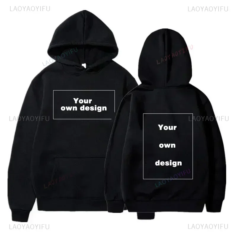 Customized Logo Personalized Hoodie Autumn Warming and Comfort Sweatshirt Unisex Casual Custom Printed Text DIY Hoodie Fashion