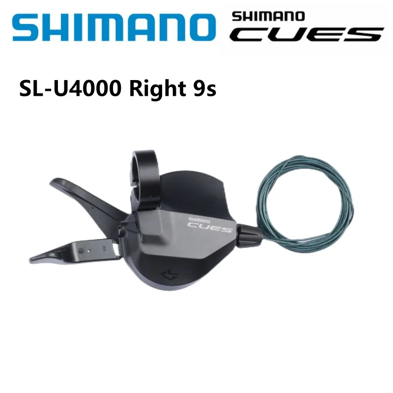 SHIMANO CUES U4000 9Speed SL-U4000-9R RAPIDFIRE PLUS Shifter Clamp Band RD-U4000 SHADOW RD Rear Derailleur 9S 9V