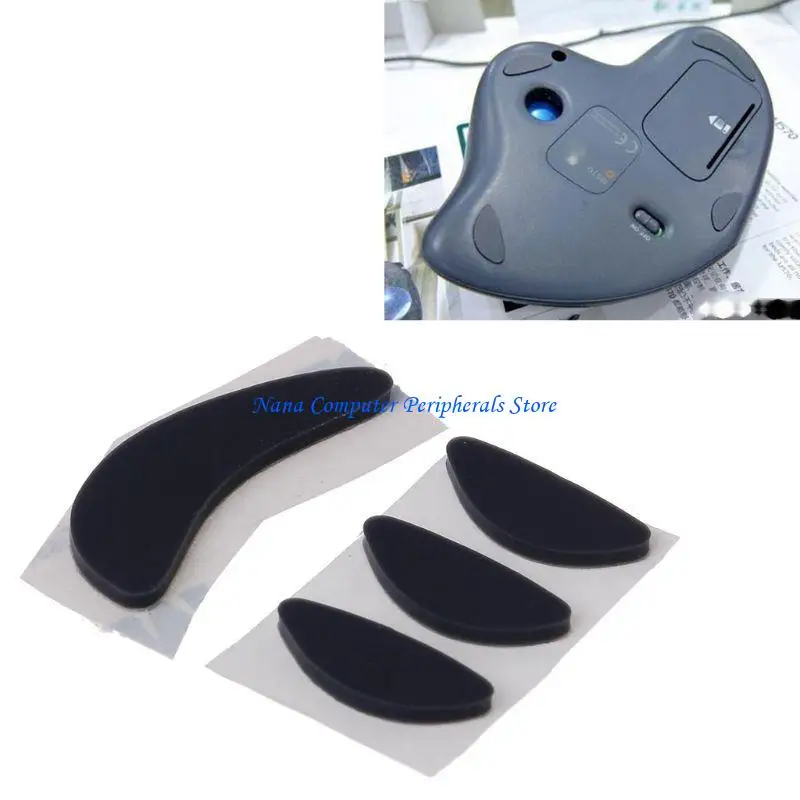 F68C Gaming Mouse Soules Mouse Feet Pads pour M570 MICE FOTS Stickers Anti-Slip Sticker