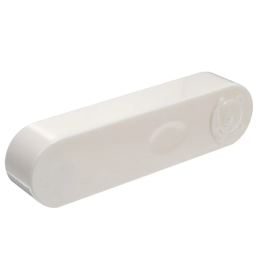 Портативная коробка для ватных тампонов, мини-компактный размер, милый дизайн с медведем, держатель для дорожных тампонов, чехол для хранения мелких предметов первой необходимости