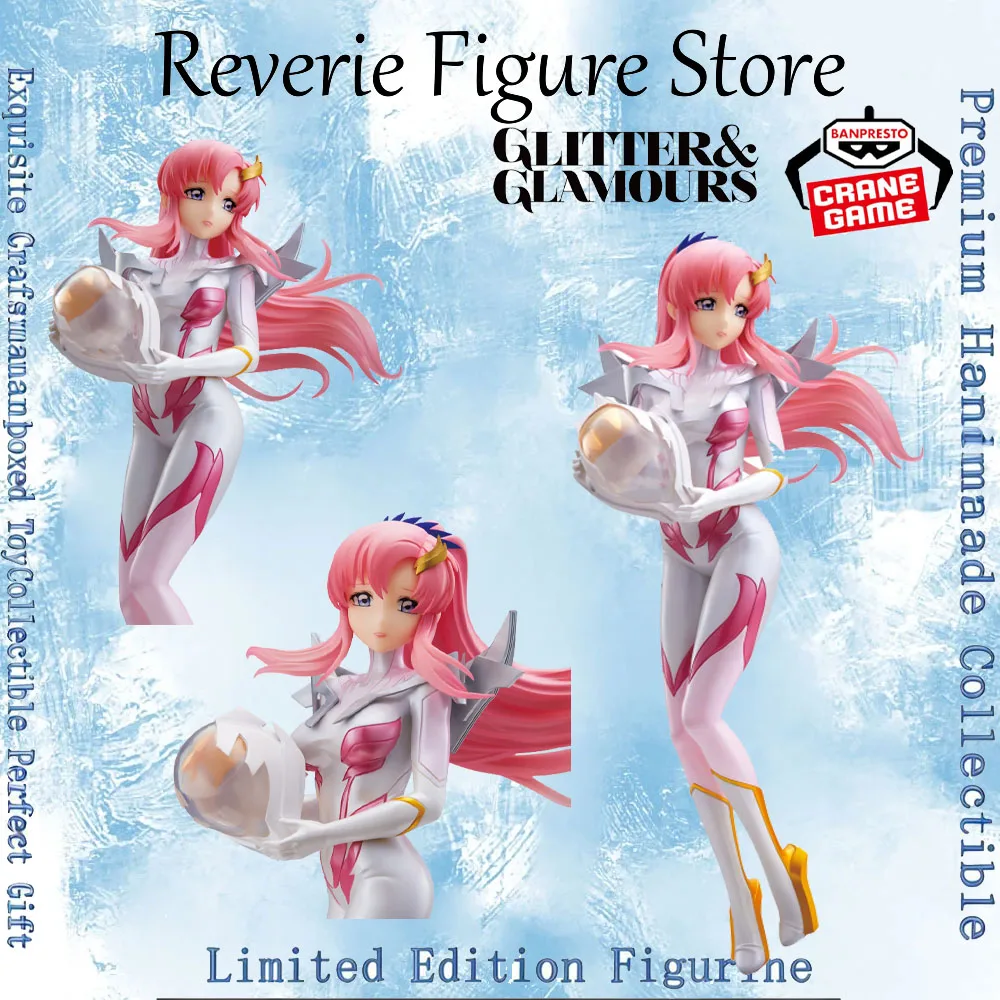Genuine Banpresto Glitter Glamours Mobile Suit Gundam Seed Freedom Pilot Suit Pearl Color Ver Lacus Clyne Figure