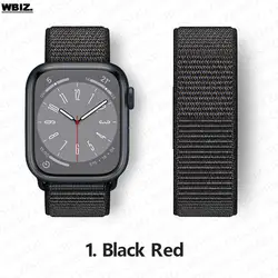 Nylonarmband für Apple Watch Band 49 mm 44 mm 40 mm 45 mm 41 mm 38 mm 42 mm 45 mm Armband Correa iWatch Serie 8 SE 7 6 4 5 3 9 Ultra 2