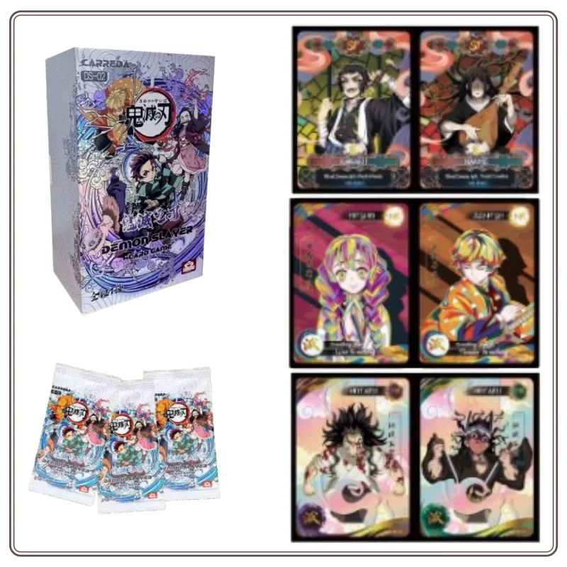 Оригинальный Demon Slayer: Kimetsu No Yaiba DS-02 Vol.4 Коллекционные карты Коллекционирование Exchange Стиль карты Аксессуары Игрушки Хобби