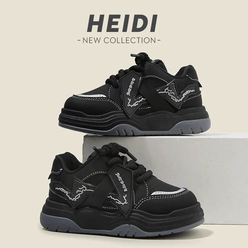 

Весенне-осенние детские новые модные вентилируемые противоскользящие кроссовки для маленьких мальчиков, легкая спортивная обувь для отдыха, однотонная обувь для девочек