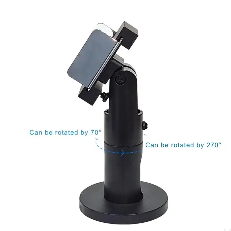 2025 حامل نظام POS الدوار الجديد القابل للتعديل مع لوحة غير قابلة للضبط لجهاز عرض 50-90 مم