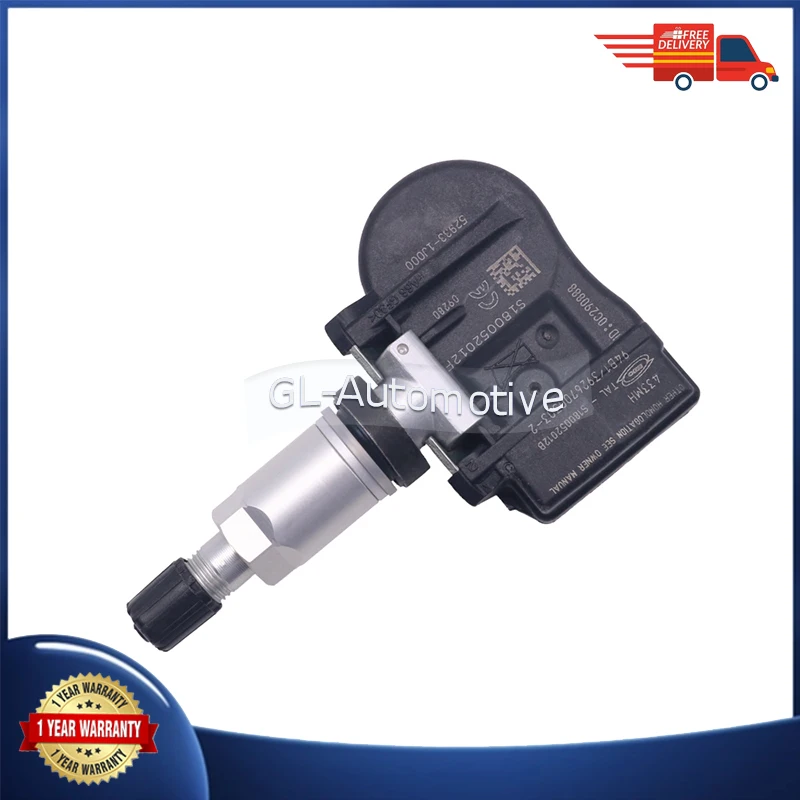 1/4PCS 433MHZ Car TPMS Tire Pressure Sensor For Hyundai Accent I20 Solaris Kia Optima Sorento II Soul 52933-1J000