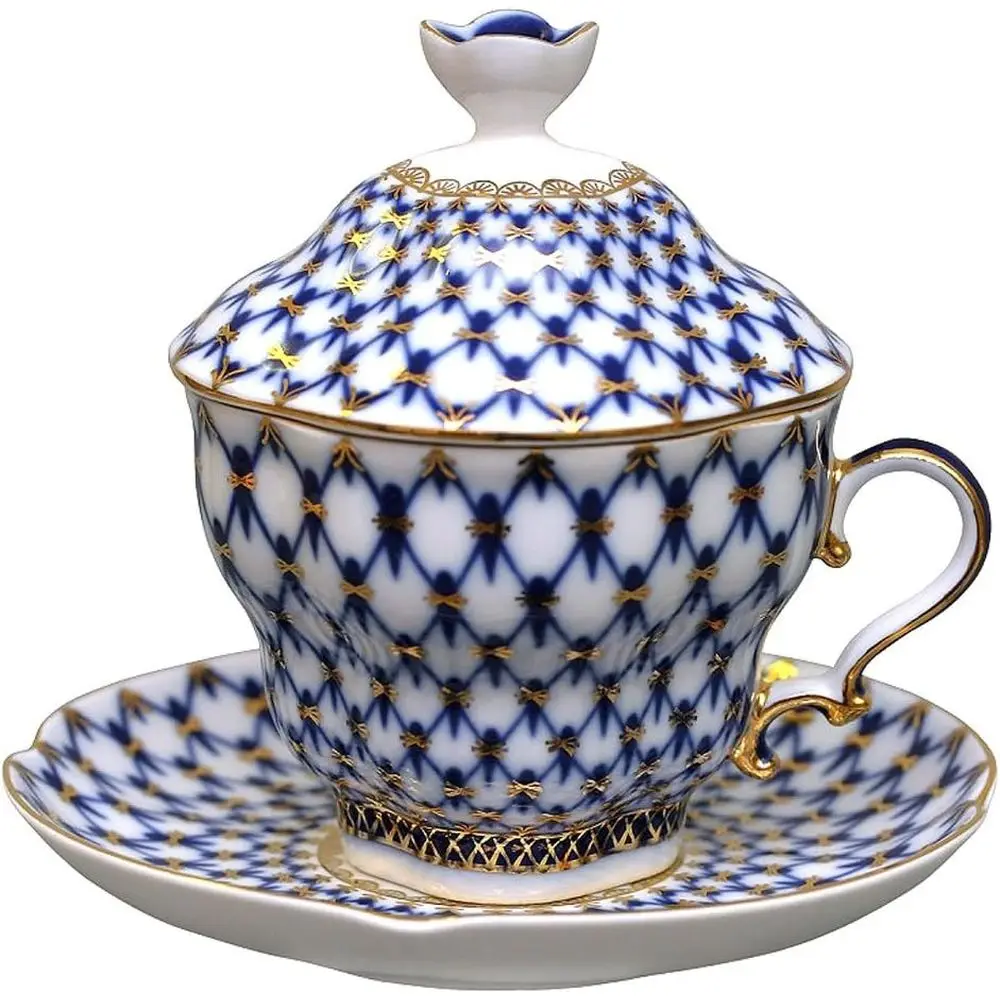 

Коллекция фарфоровой посуды и чайных сервизов «Империал» (чашка с крышкой)