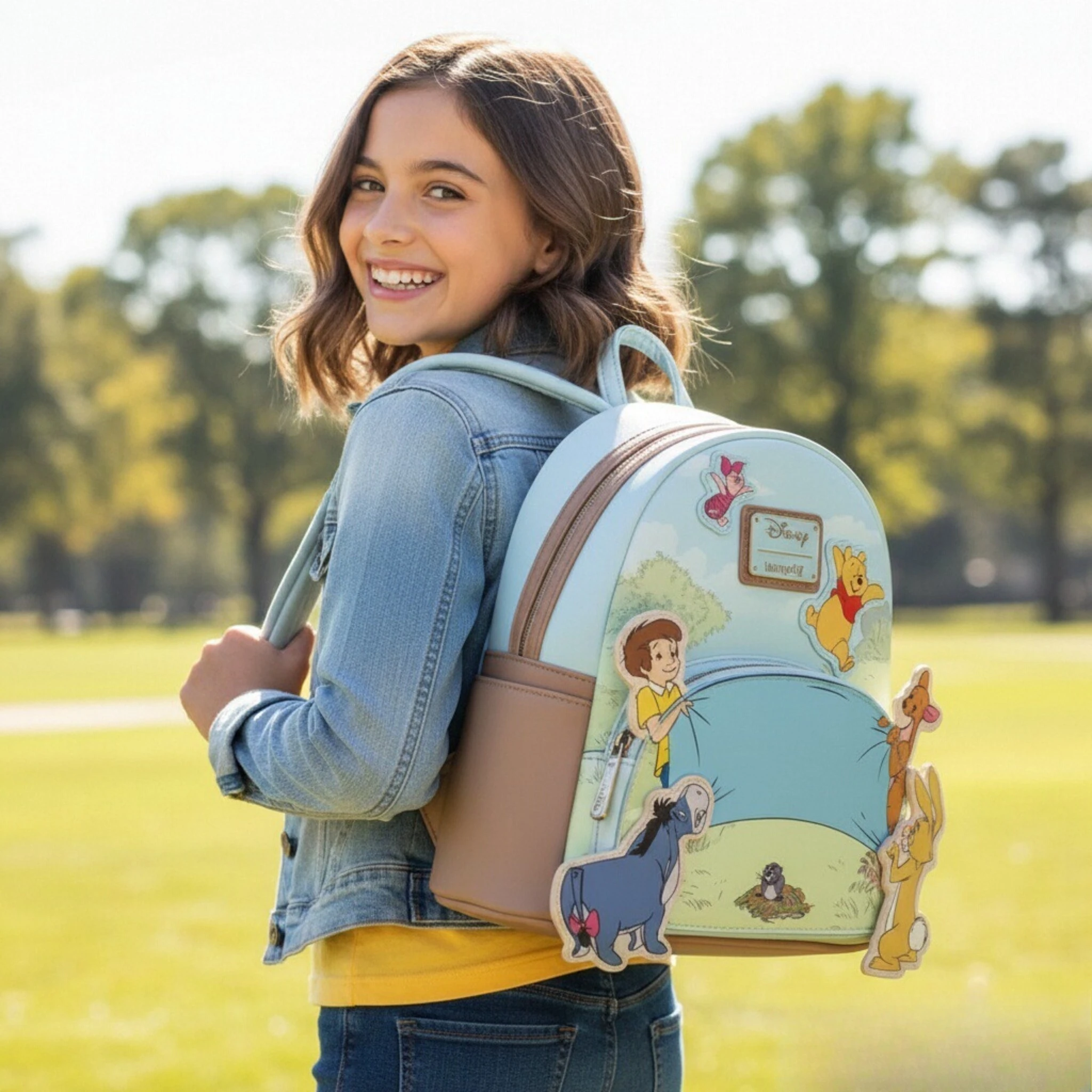 Weini Women Backpack Adult Mini Double Shoulder Bags Stitch PU Leather Women Double Shoulder Bags