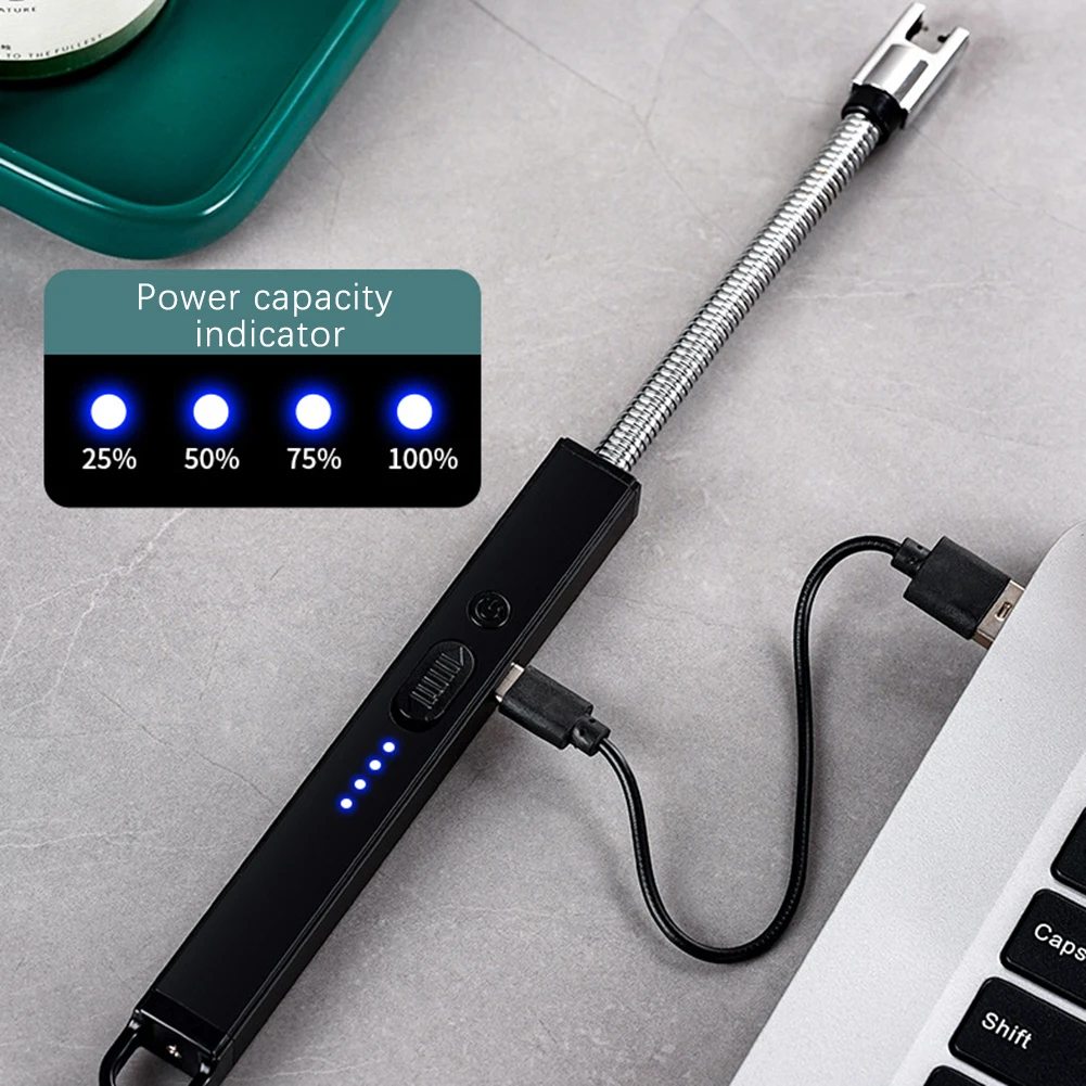 ولاعة شمعة كهربائية للبالغين والنساء والرجال ولاعة شواء بقوس قابلة لإعادة الشحن #3