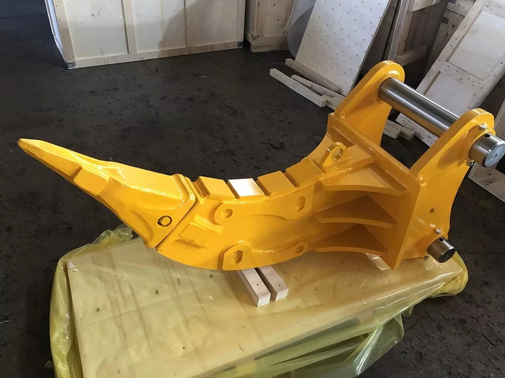 20-24 Ton Rock Ripper Attachment Excavator Rippers Single Mounting Bracket MS03 Engine Core Construction Demolition CE Certified