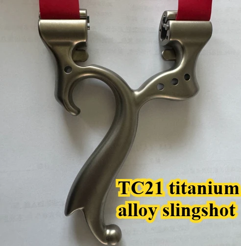 Titanium Alloy TC21 Finely Carved Flat Leather Portable, High-precision, Fast Pressing Competitive Outdoor Portable Hunting Tool