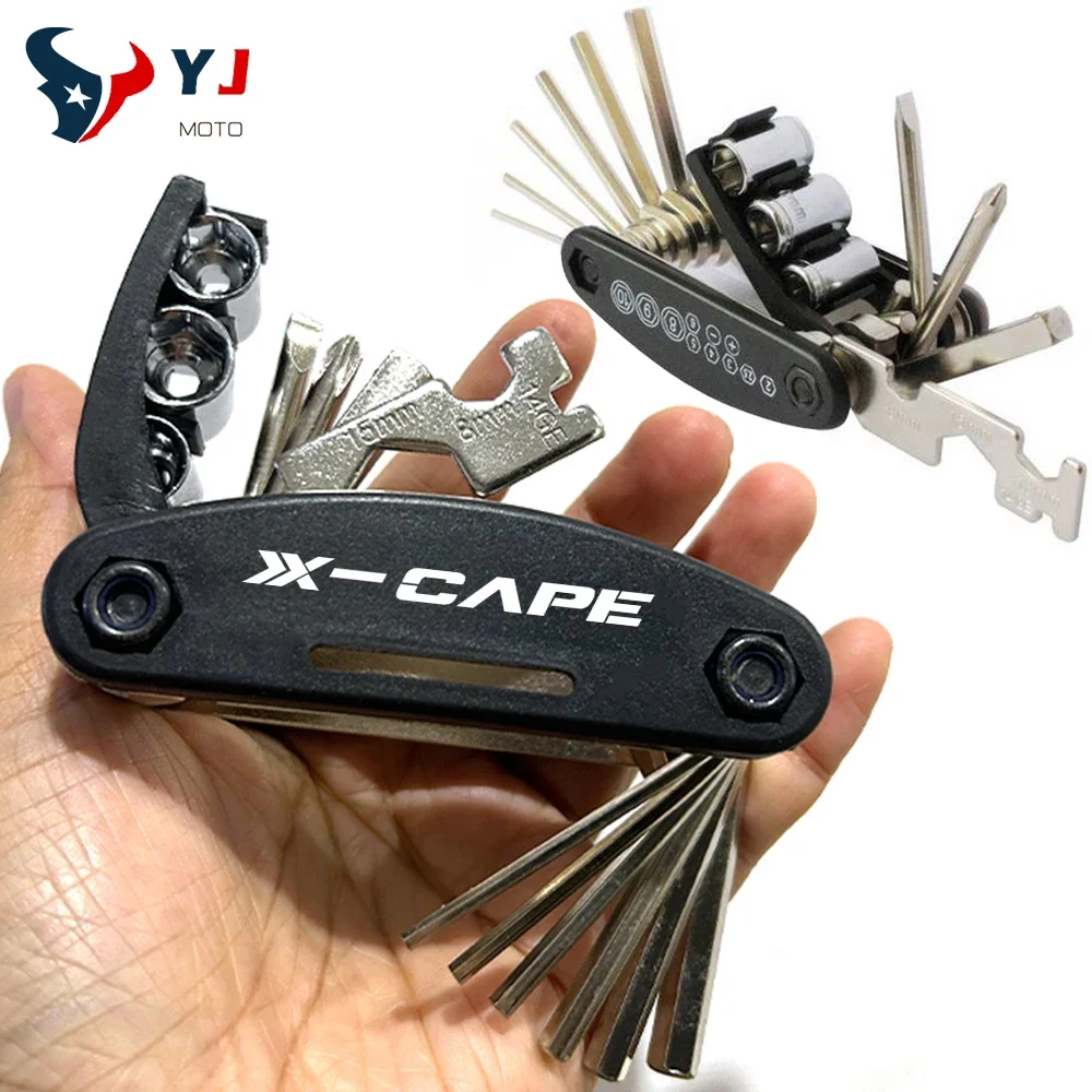 รถจักรยานยนต์มัลติฟังก์ชั่เครื่องมือแบบพกพาซ่อมไขควงชุดสําหรับ Moto Morini X-Cape X Cape 650 XCape 650X เครื่องมืออุปกรณ์เสริม