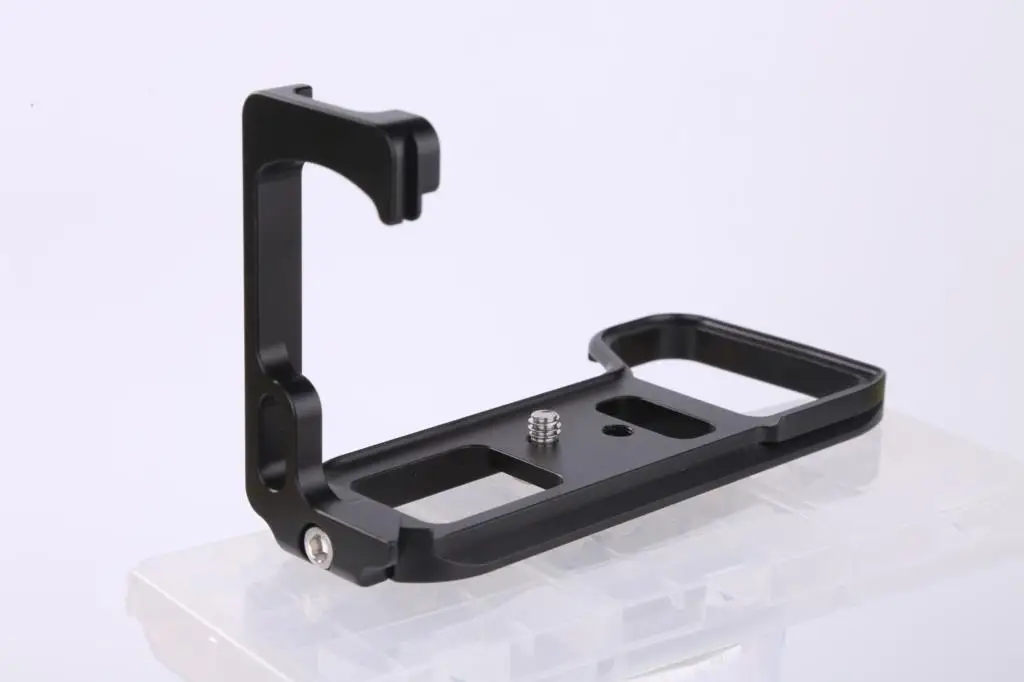 لوحة تحرير سريعة من الألومنيوم باستخدام الحاسب الآلي 1/4 برغي جبل L-Plate قبضة لملحقات كاميرا Sony ILCE-9 A9 @