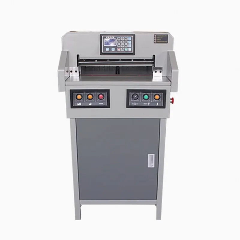 قاطع الورق الكهربائي الجديد مقصلة أوتوماتيكية 480 مم / 18.8 بوصة للتحكم في البرنامج بسمك 60 مم