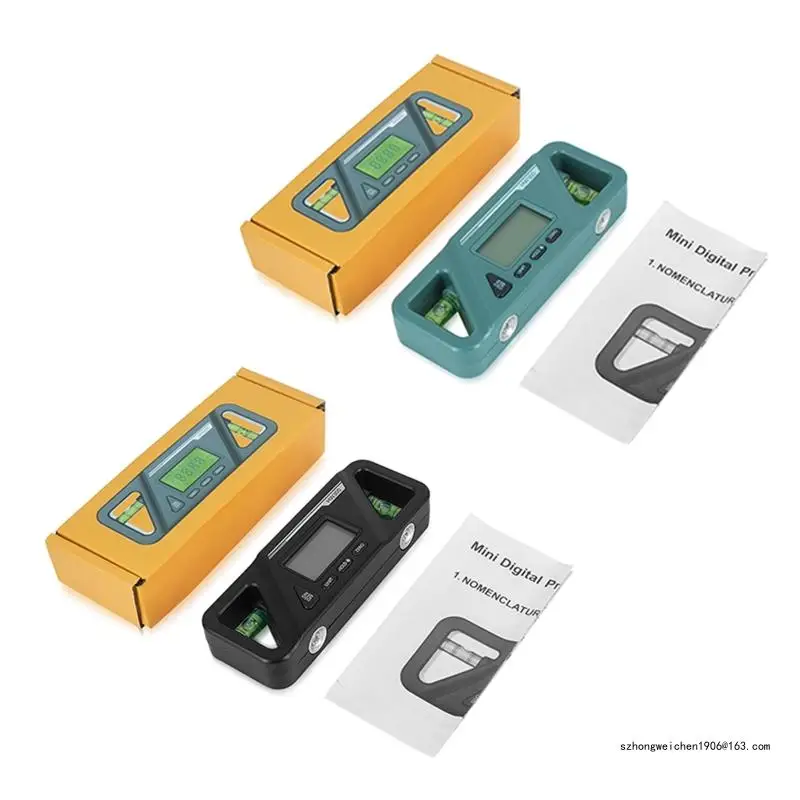 28GF Digital Spirit Level & Protractor Neodymium Magnets Bright LCD Display Bubble