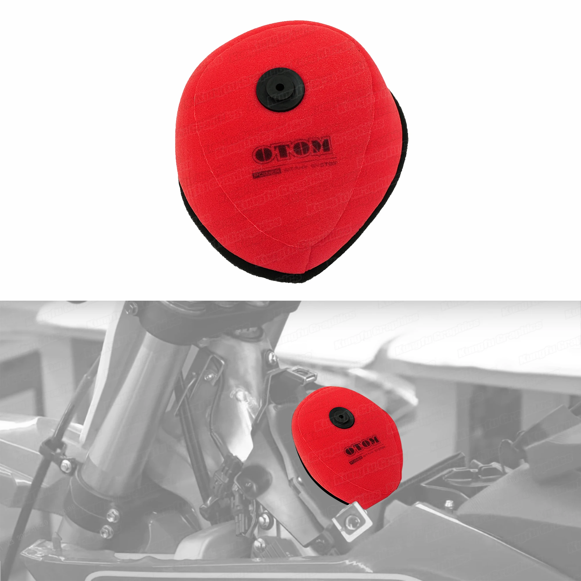 

JY Racing Motocross Enduro Dual Polyester Foam Air Filter for Kawasaki KX250F KXF250 KX450F KXF 450 2006-2015 NO.11013-0722