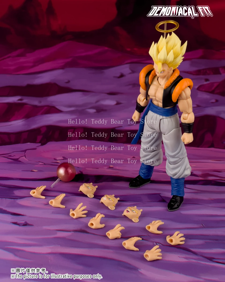 متوفر في المخزون-دراغون بول شيطاني صالح DF SHF Gogeta Hero Waltz لعبة مجسمة هدية #3