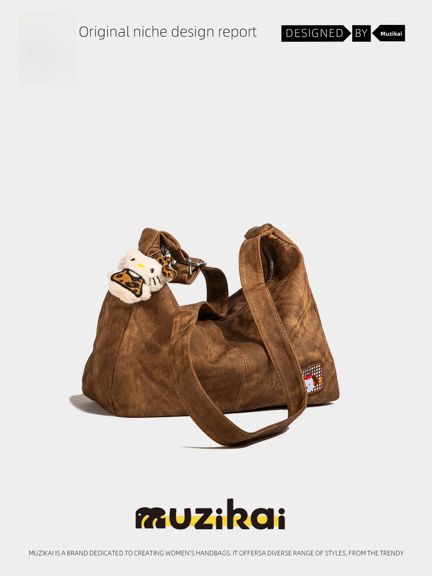 

MuziKai Casual Minimalist Commuter Women's Pillow Bag 2026 New Spring Summer Single Shoulder Bag Pure Color Square Shape