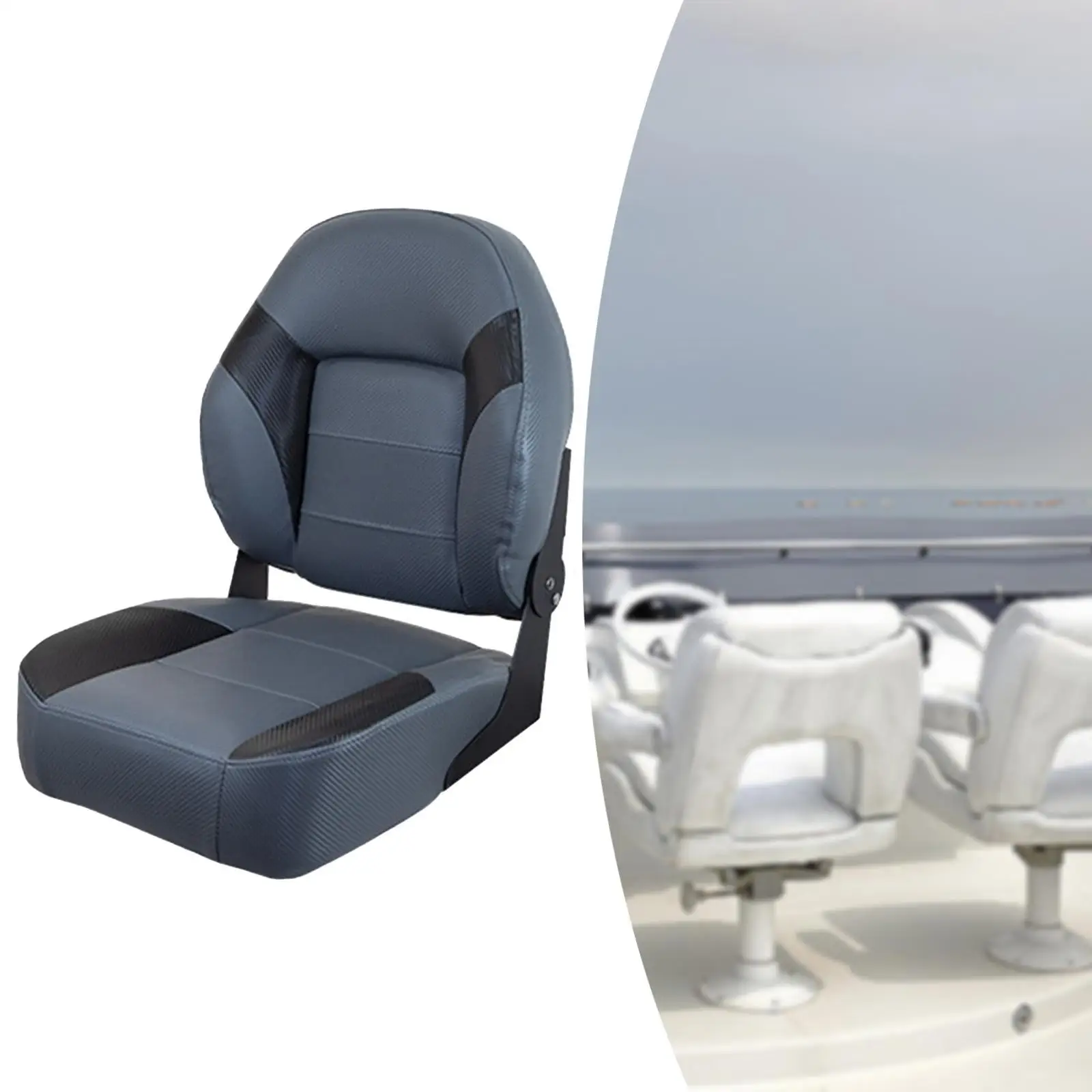 Fishing Boat Seat Folding Boat Chair for Outdoor Sightseeing Boat Speedboat