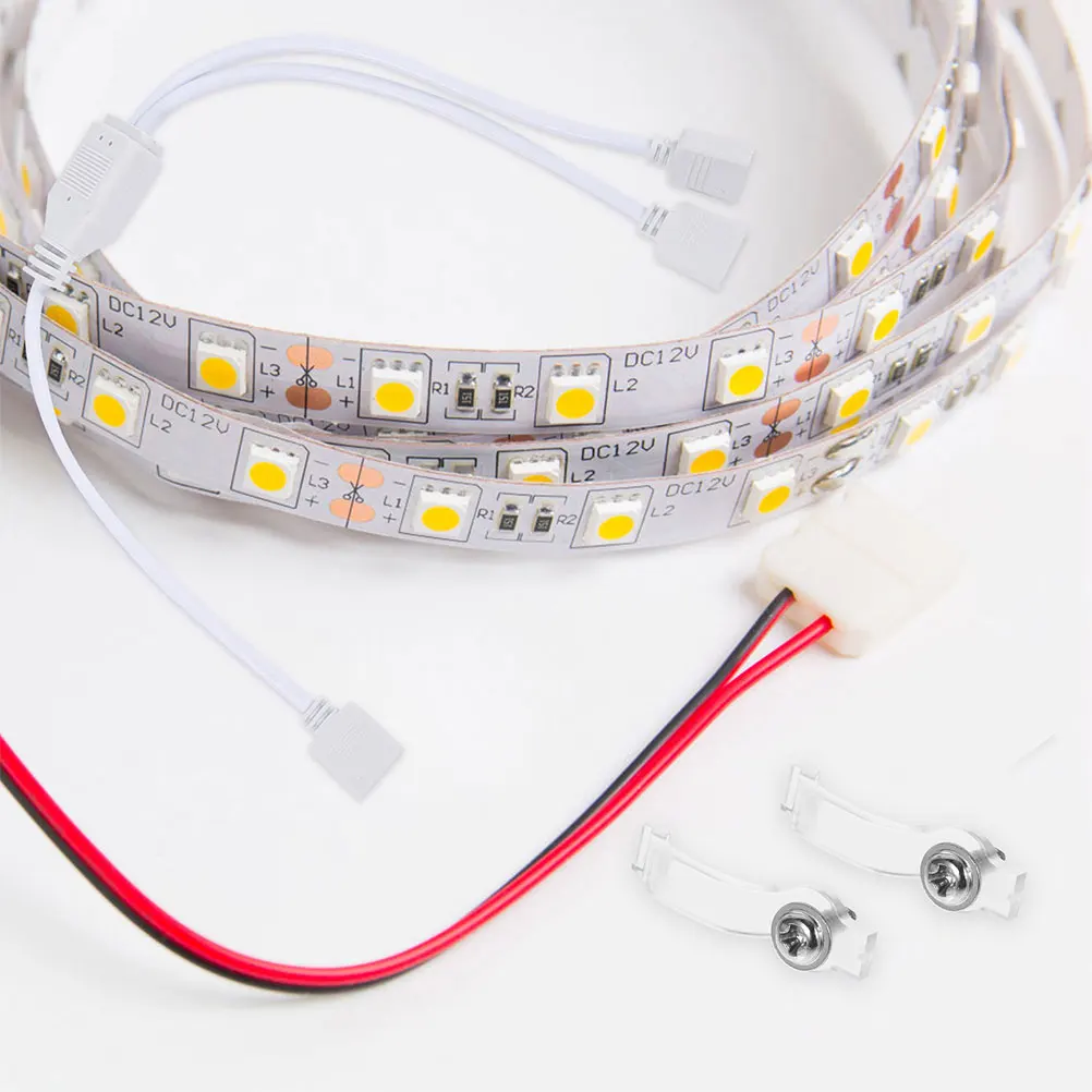 

200Pcs LED Strip Mounting Brackets Transparent Arc Clips for Indoor Outdoor Light Strip Fixing Stable Lighting Accessories