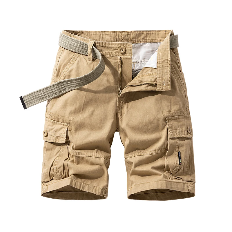 Mountaineering Fifth Pants Men's Summer American Workwear Shorts Youth Straight Casual All-Match High-End Middle Pants