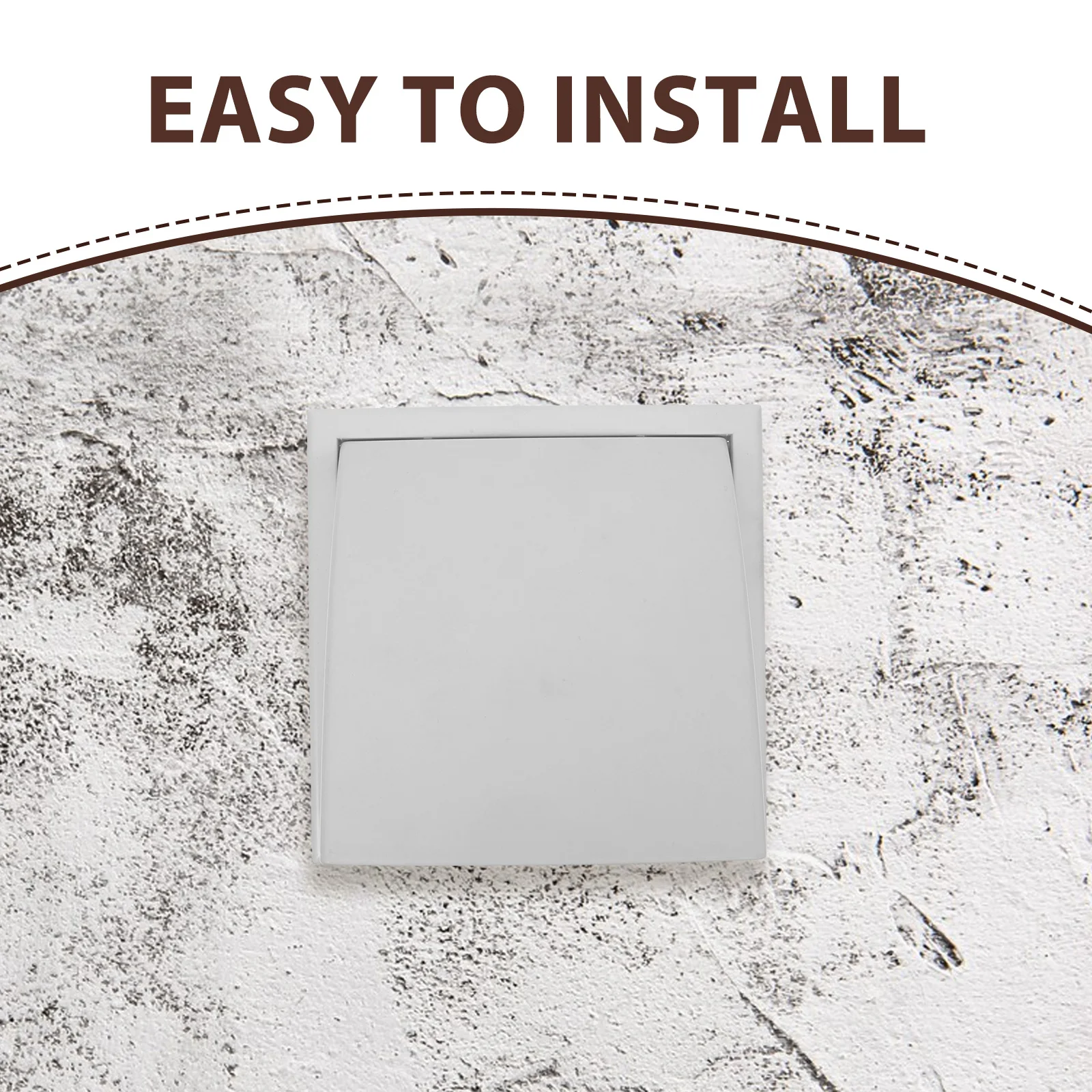 جدار غطاء فتحة التهوية البلاستيك مائل تنفيس منحرف للمطبخ الحمام الخارجي غطاء مجاري الهواء المطر يندبروف هود مدخنة العادم #5