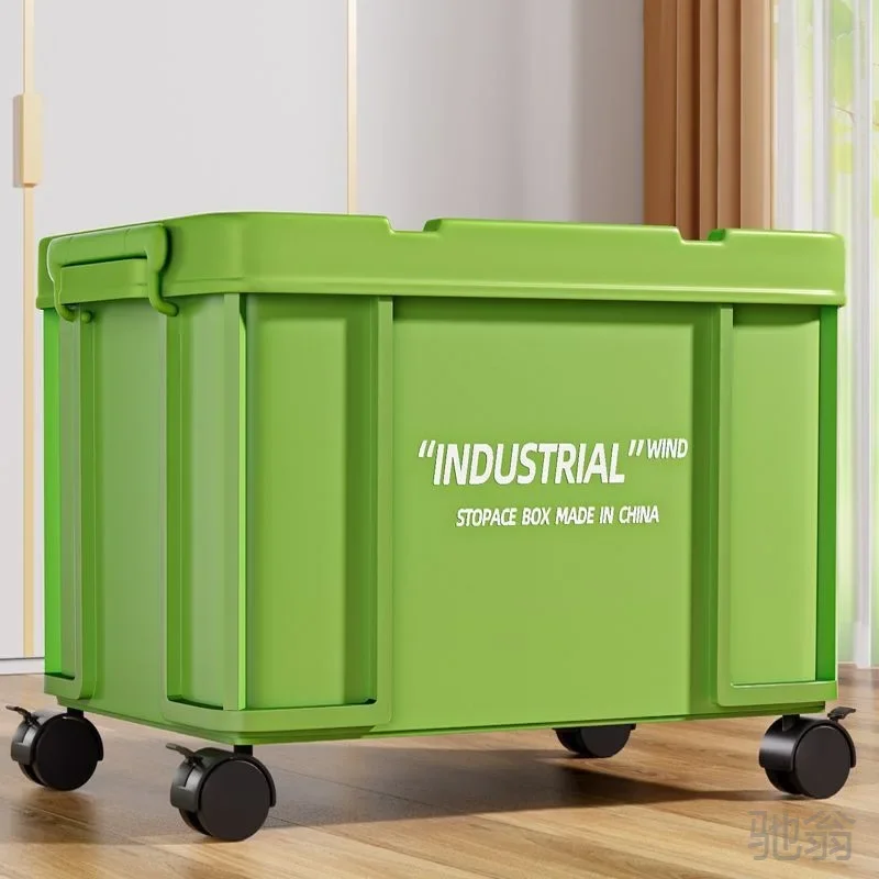 

: Industrial Large Stackable Storage Box, Rolling High Capacity Organizer, Sturdy Storage Bin, Heavy-Duty Container for Garage