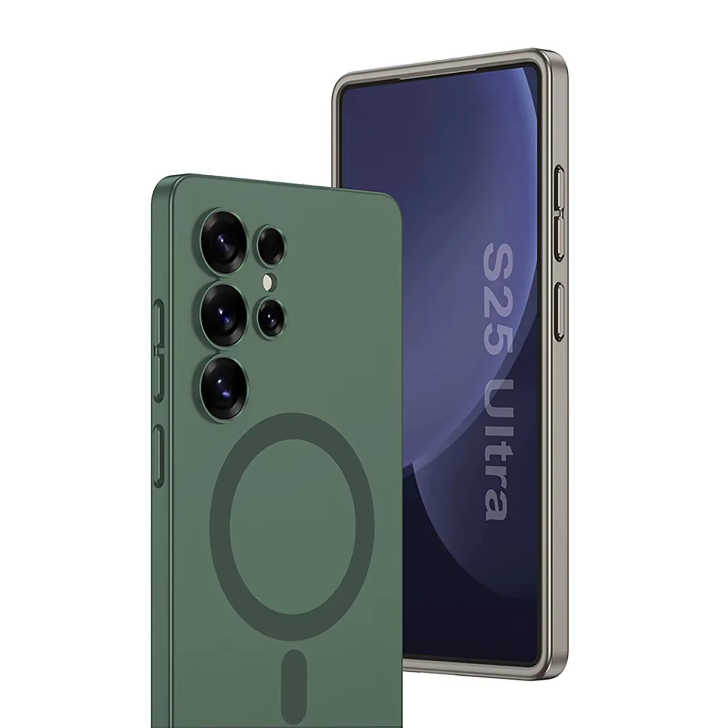 2-in-1 Large Base Telecom Original Automotive Protection Discovery Case สําหรับ Samsung Galaxy S25 Ultra 5G