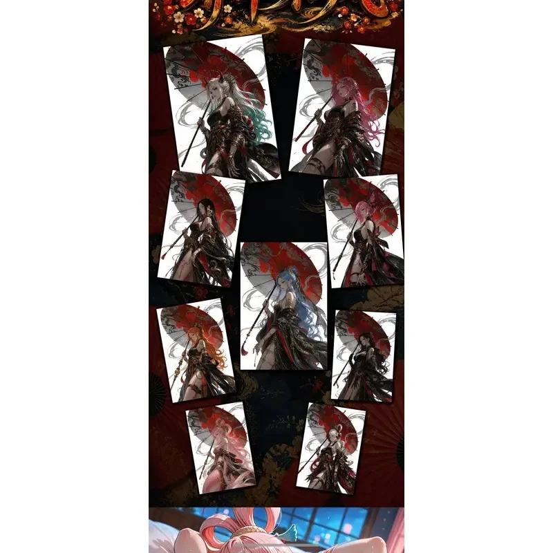 One Piece A6 Color Paper Boards Popular Character Nami Boa Hancock Collectible Cards Desktop Display Hobby Gifts Wholesale