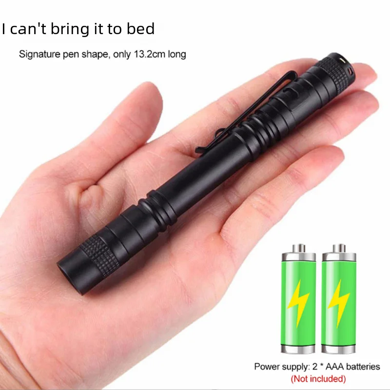 Small Mini LED Flashlight Handheld Pen Light Flashlight Tactical Pocket Torch PenLight with Clip Led Pen Flashlight