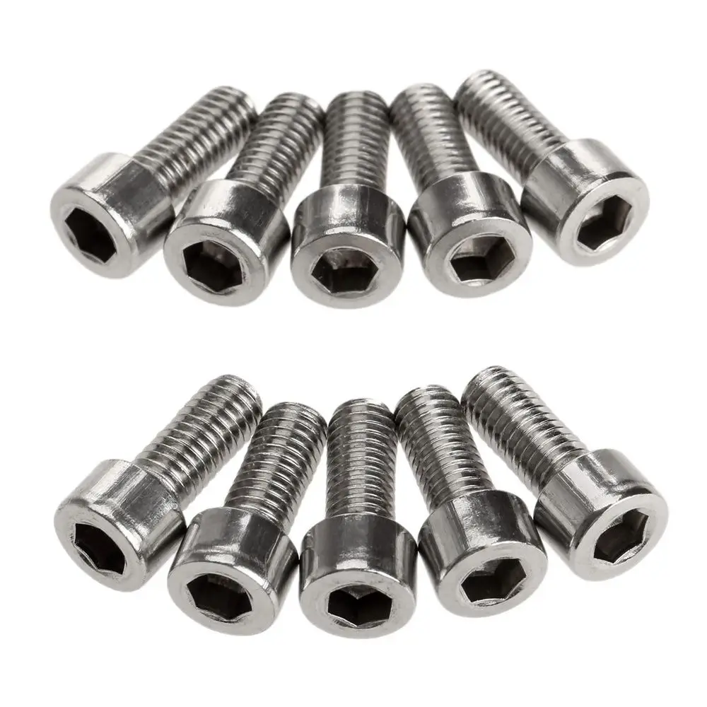 Steel Water Bottle Holder Mountain Bike M5*12 Bicycle Bottle Holder Screws Bicycle Screws M5 Hexagon Bolt Bottle Cage Screw