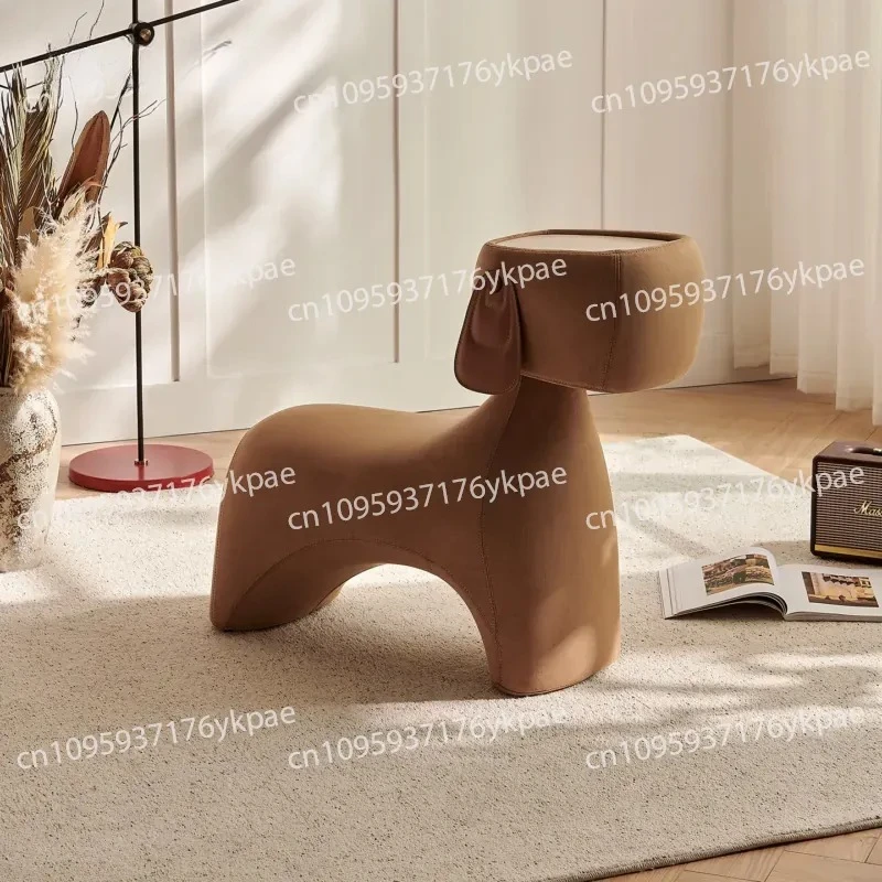 Rotary Puppy Leisure Chair Internet Celebrity Creative Side Few Cartoon Animal Seat Small Horse Stool