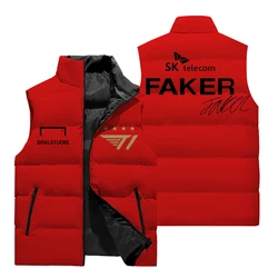 T1 Worlds Uniform Esports Team Jersey LOL Games Faker Fan Support Unisex Oversized Hooded Jacket Custom Name