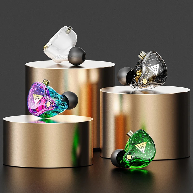 سماعات رأس QKZ AK6 Pro HiFi سلكية أصلية ، وسماعات رأس جهورية مزدوجة ديناميكية مع ميكروفون ، وسماعة رأس موسيقى رياضية للركض للهواتف الذكية ، والكمبيوتر الشخصي