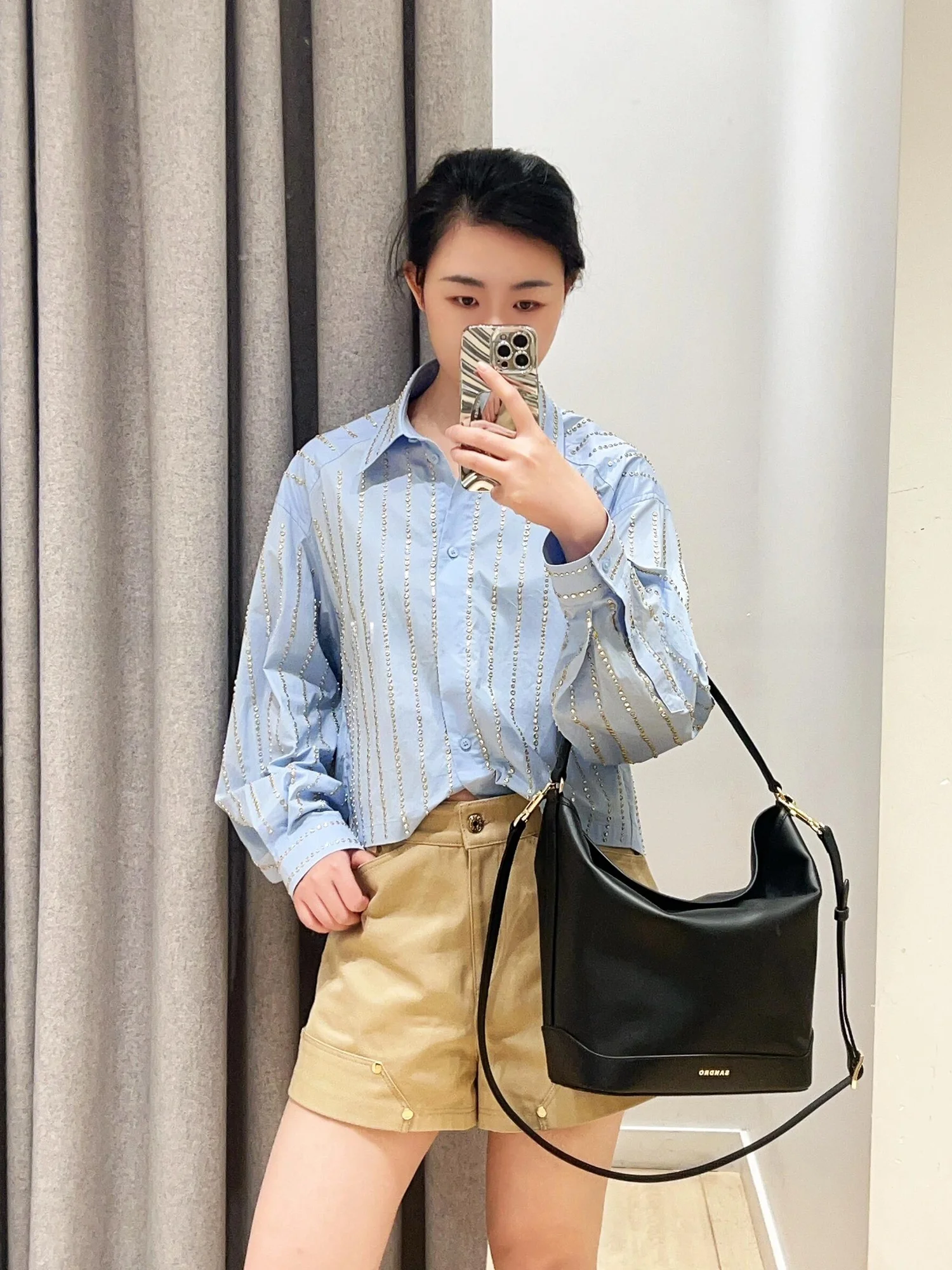 

Модная полосатая футболка для женщин: повседневный свободный крой, стильный дизайн, со стразами, весна-лето, новинка, топ без рукавов