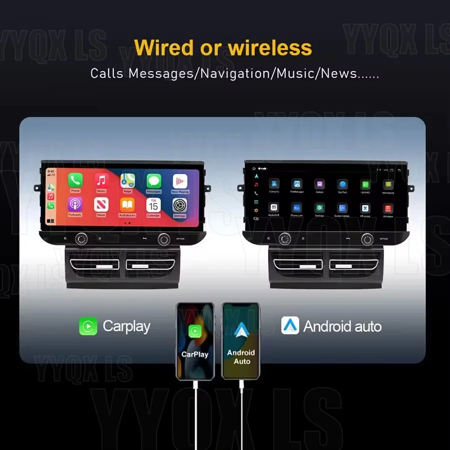 For Porsche Macan 2011 - 2018 Wireless Carplay Android 14.0 Car DVD Player GPS Navigation Map WIFI Bluetooth 5.0 RDS Radio