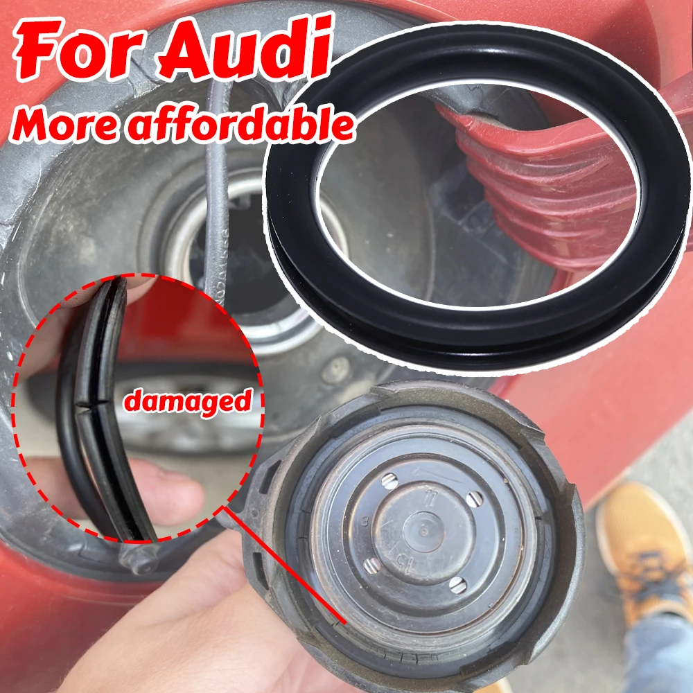 Tank Cap Seal Fuel Filler Neck Gas Cap Repair O-ring Rubber Gasket Washer For Audi 100 C3 C4 80 90 A1 A2 A3 A4 A5 A6 SCIROCCO