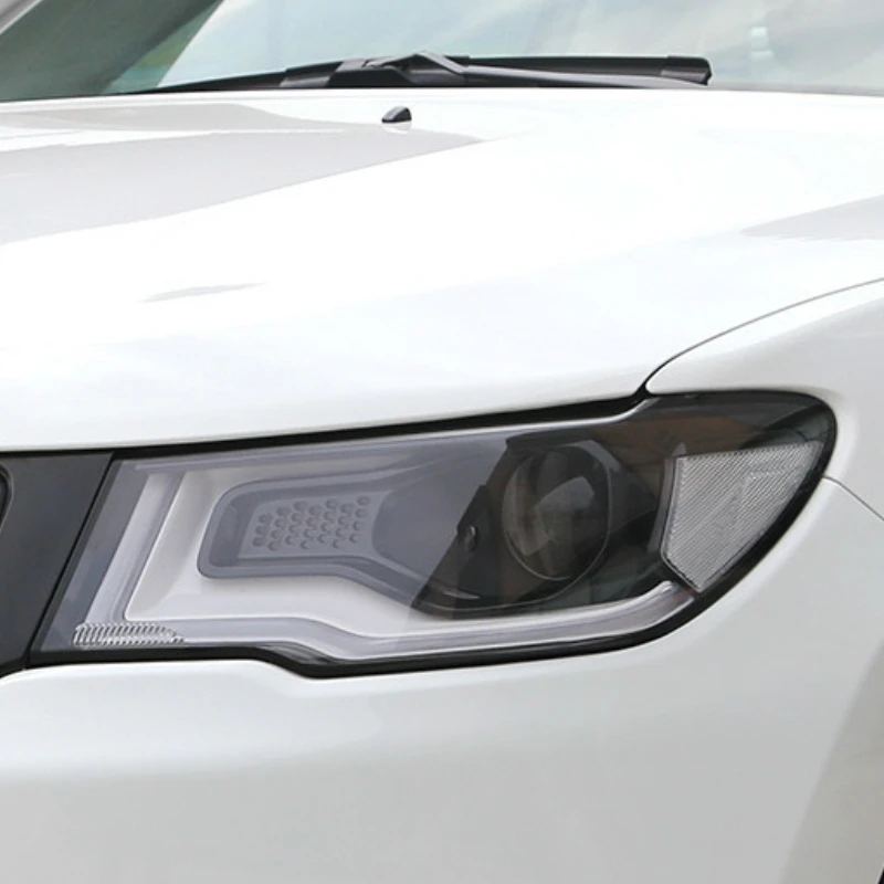 For Jeep Compass 2017 2018 2019 Car Replacement Headlight Cover Transparent Lampshade Lamp Case Head Light Glass Lens Shell