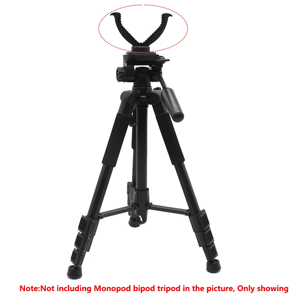 ชั้นวางปืน dudukan senapan สำหรับล่าสัตว์แบบท่อนบนเป็นรูปตัว V สำหรับยึดขาตั้งกล้องขาเดียวขาตั้งกล้อง1/4สำหรับล่าสัตว์